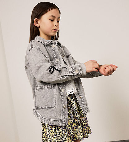 Name It Hemd - NkfGloria - Light Grey Denim