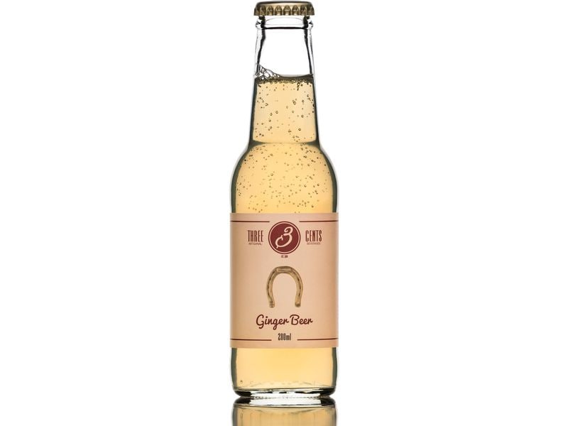 Three Cents Soft-Drinks Ginger Beer 6 x 0.2 l Erfrischungsgetränk mit Ingwergeschmack