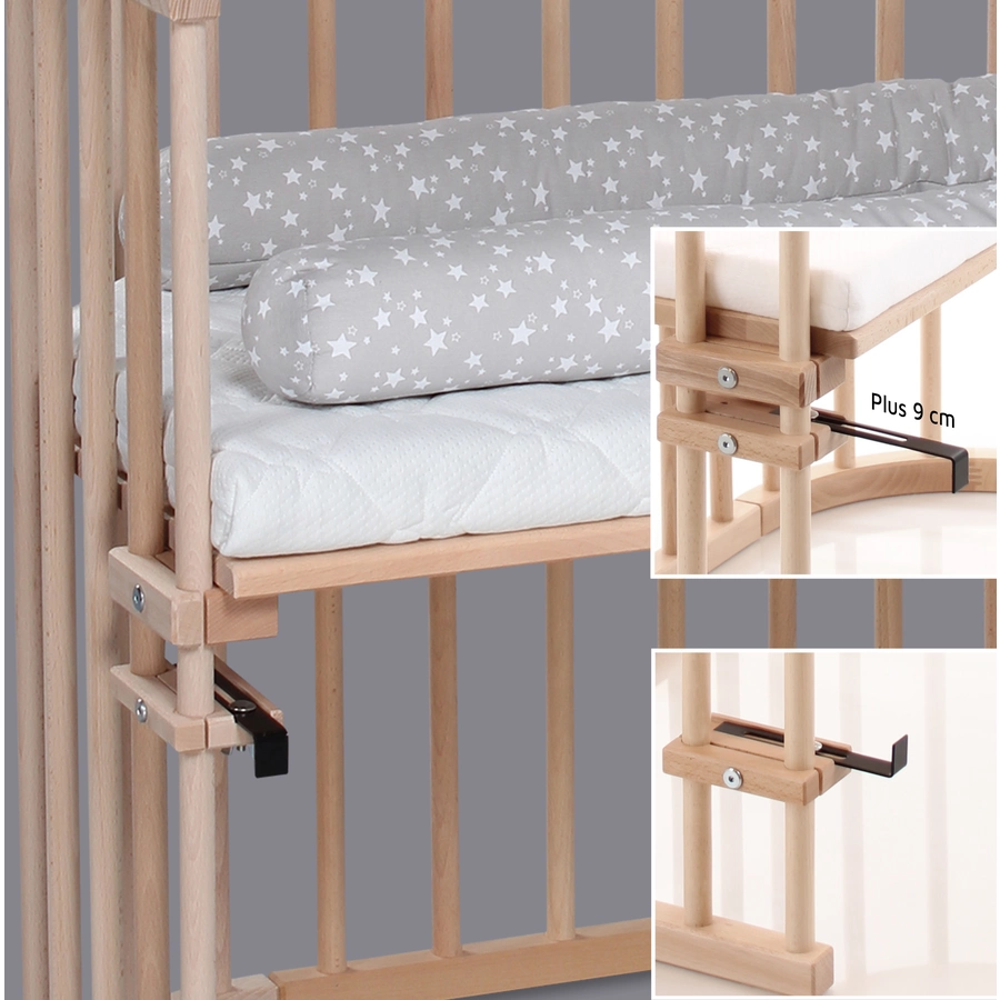 babybay Beistellbett Maxi natur unbehandelt