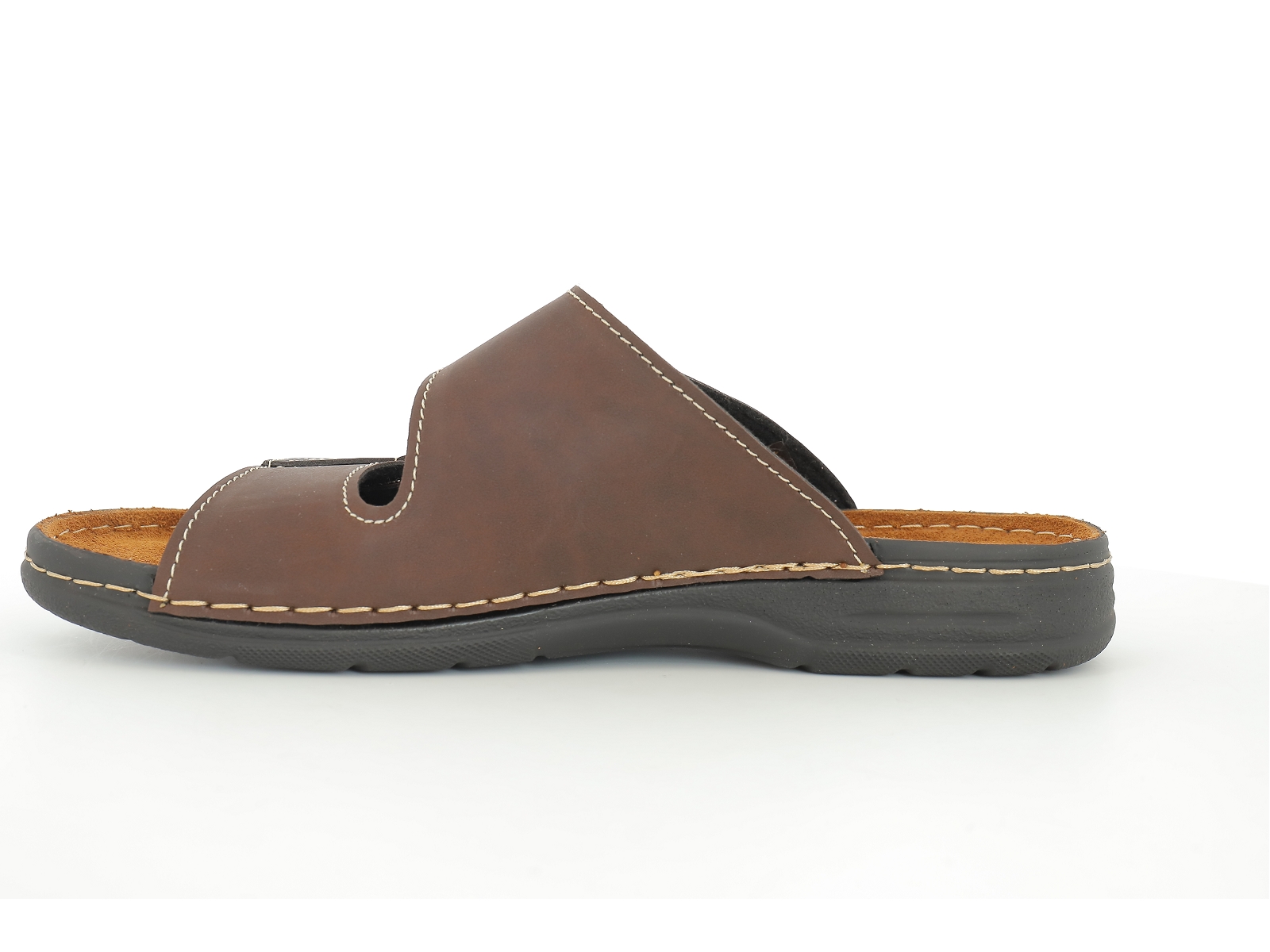 P brand-637 Synthétique Marron Foncé