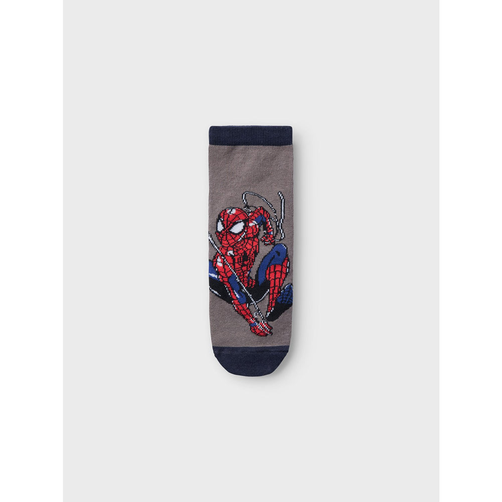 Køb Name It Dark Sapphire Nobrian Spiderman 3-pak Strømper