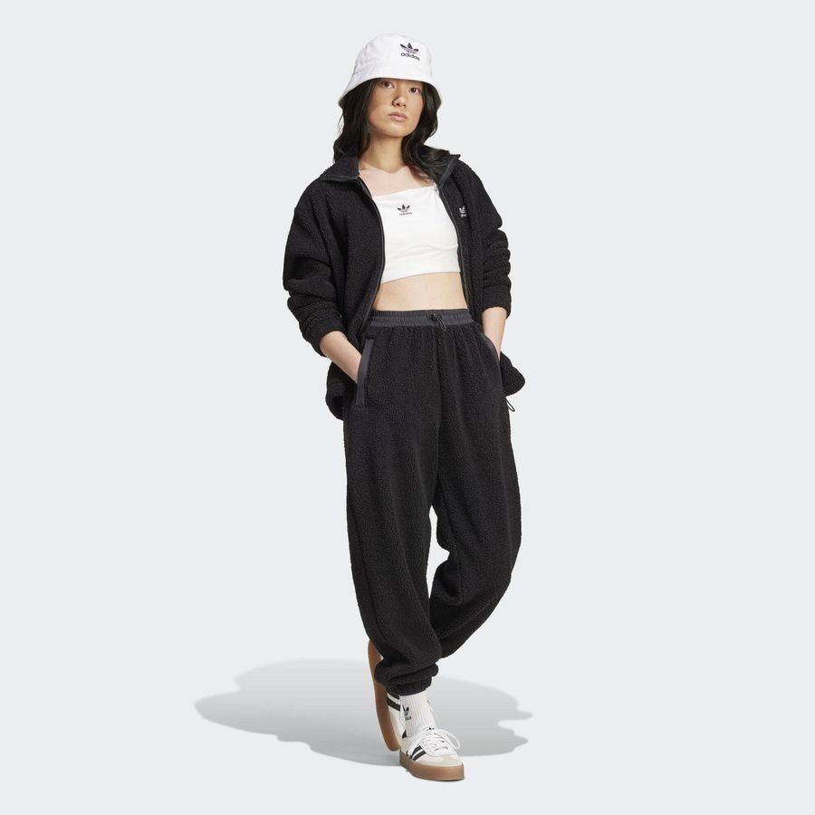 Adidas Original Veste entièrement zippée molleton Teddy