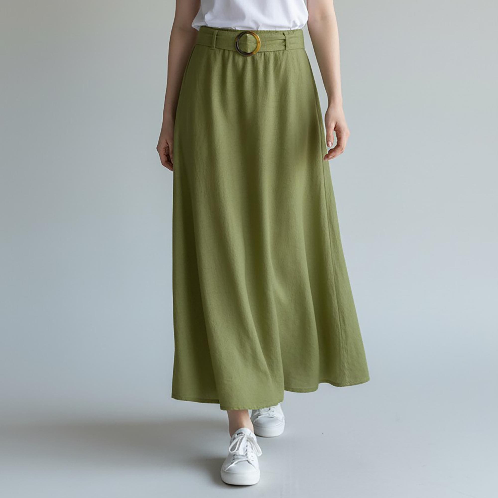 Jupe Femme kaki