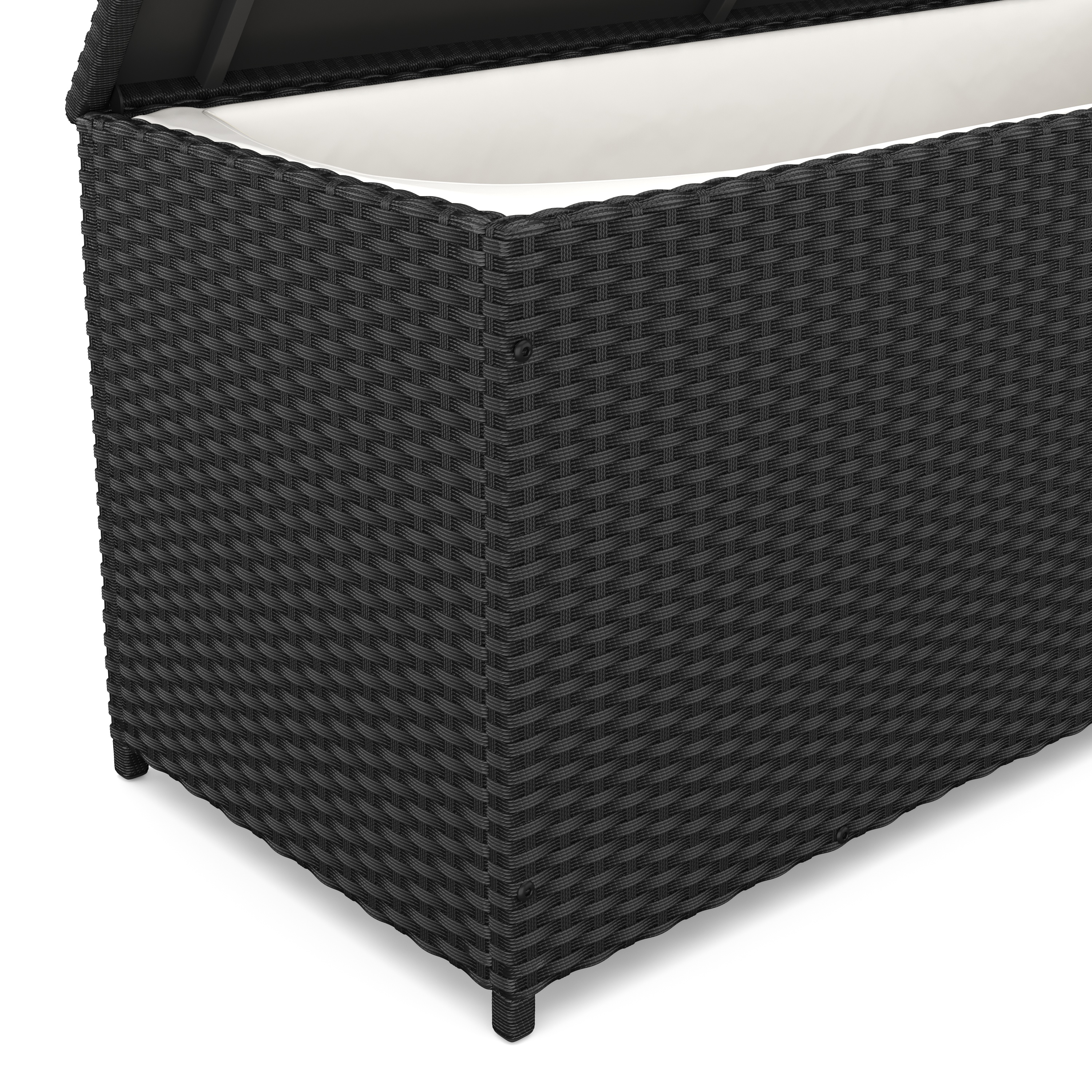 Kissenbox MILA 115 x 48 x 52 cm schwarz
