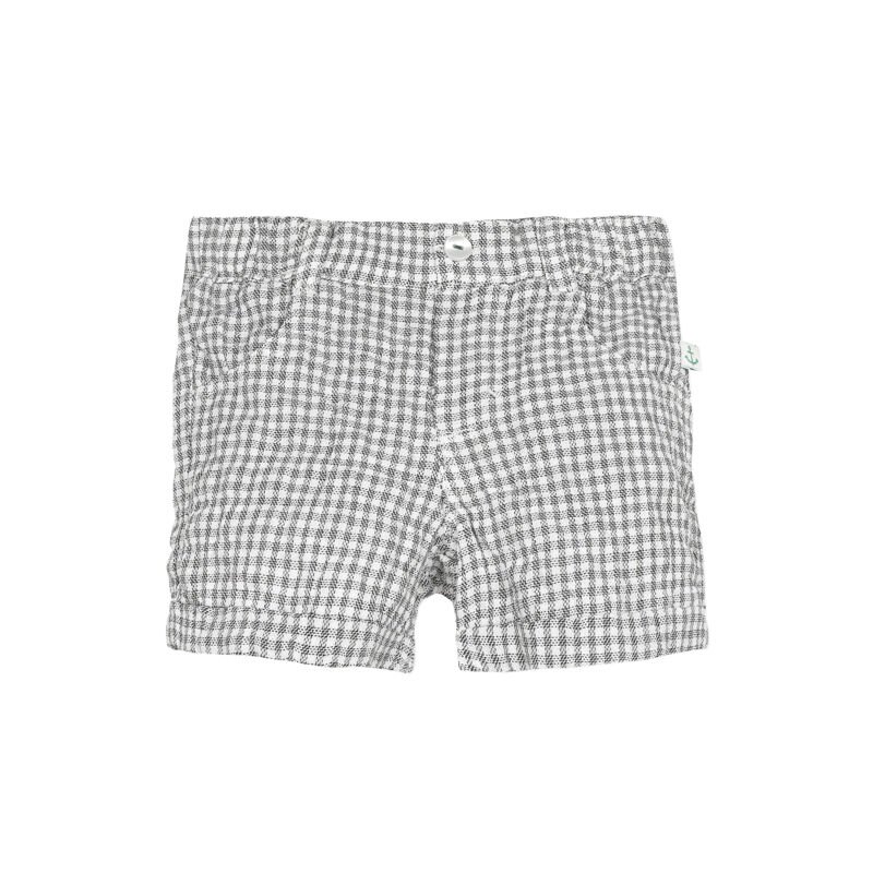 Bermuda en coton à carreaux gris bébé garçon Absorba Aucune nuance