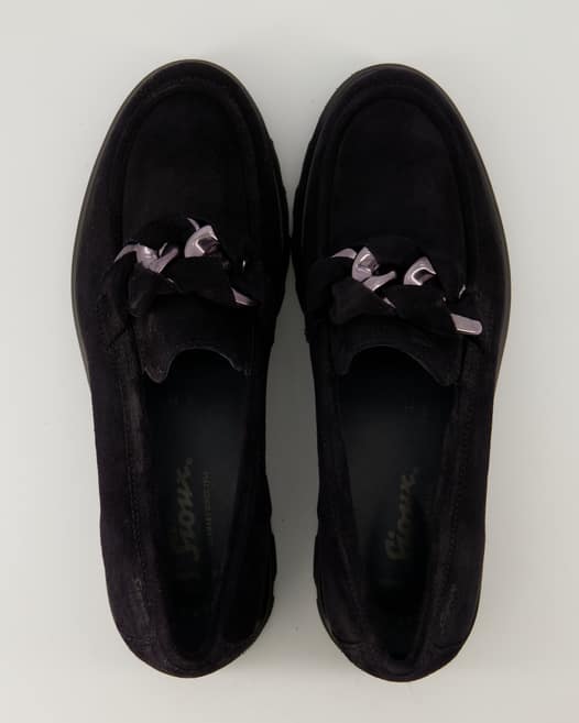 Sioux Meredira-727-H Slipper in Schwarz