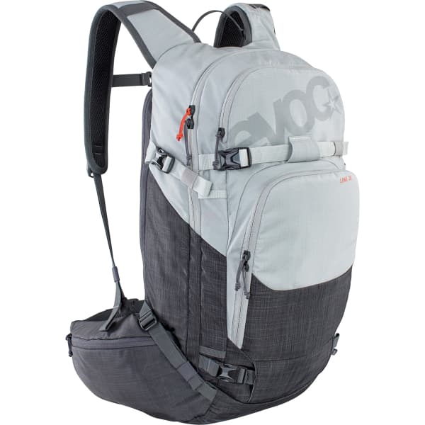 Sac à dos ski EVOC LINE 30L SILVER HEATHER CARBON GREY