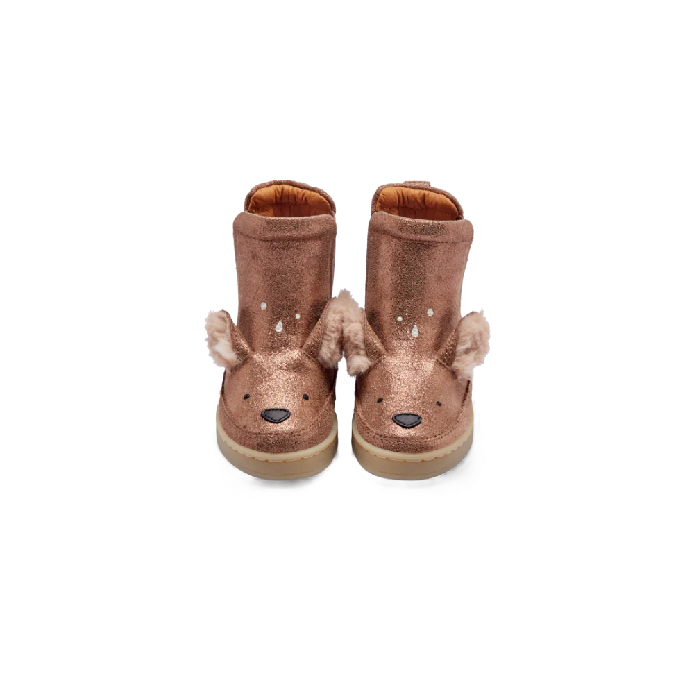 Eladi Boots | Deer | Bronze Metallic Leather
