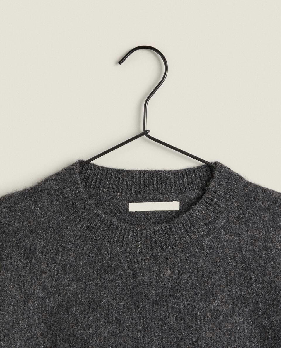 SUÉTER CURTO DE CASHMERE