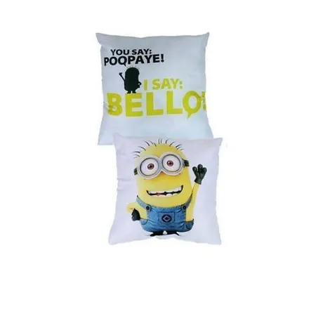 Global Labels Kissen Minions 40x40cm, weiß