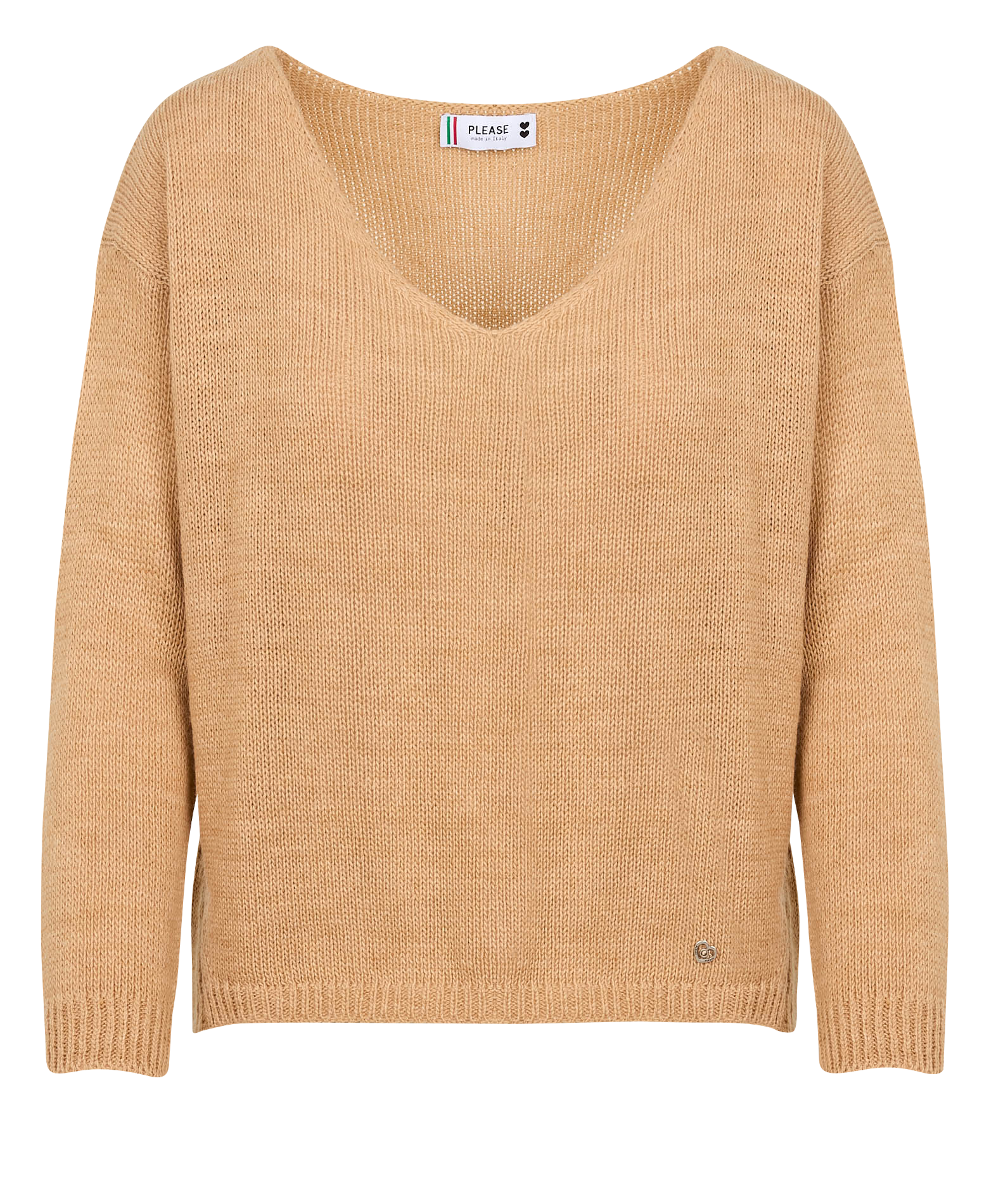 Pull col bateau| Marron