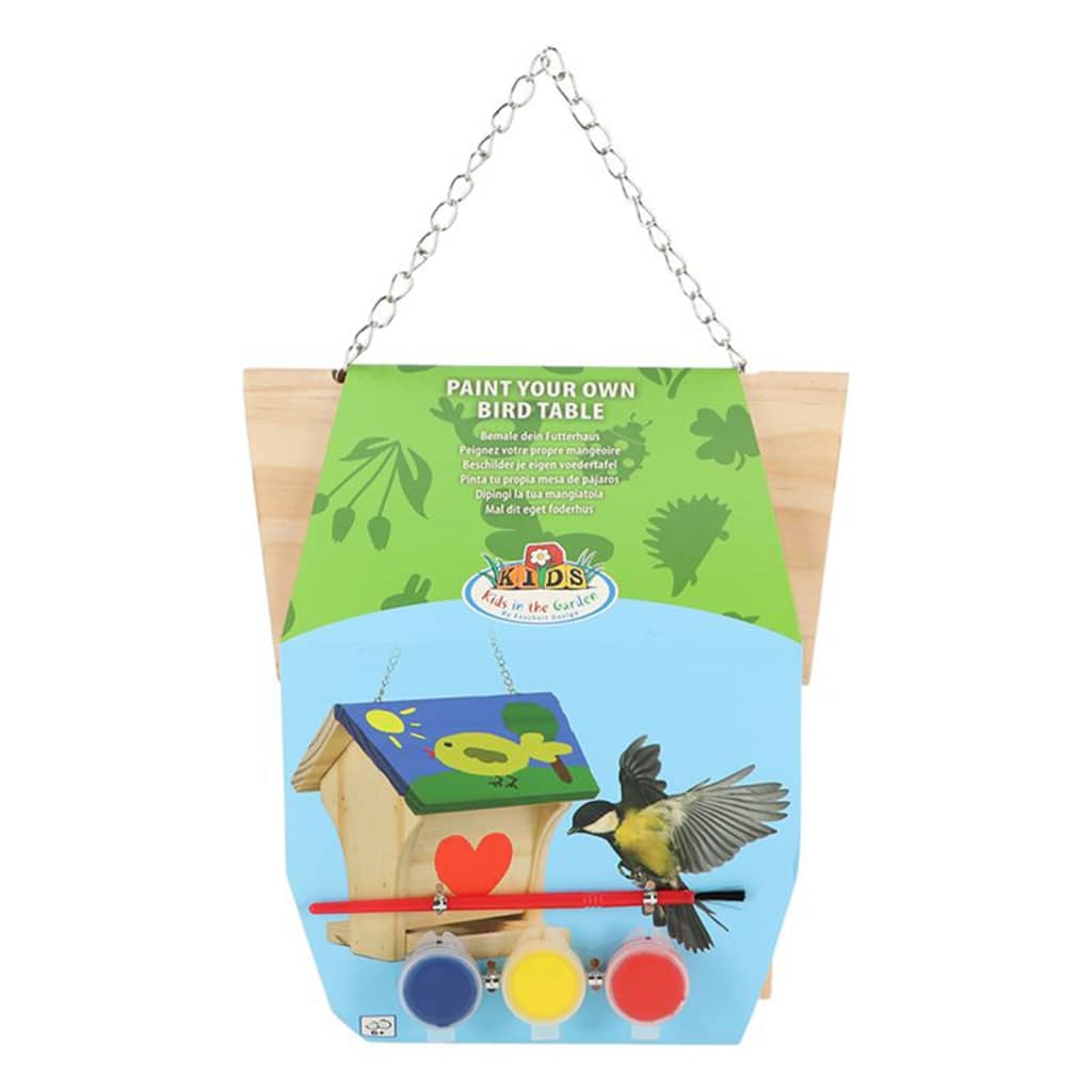 Mangeoire oiseaux à peindre pour enfants