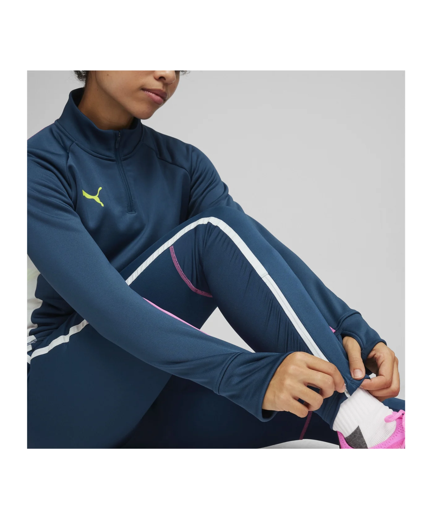 PUMA individualBLAZE Trainingshose Damen Blau F10