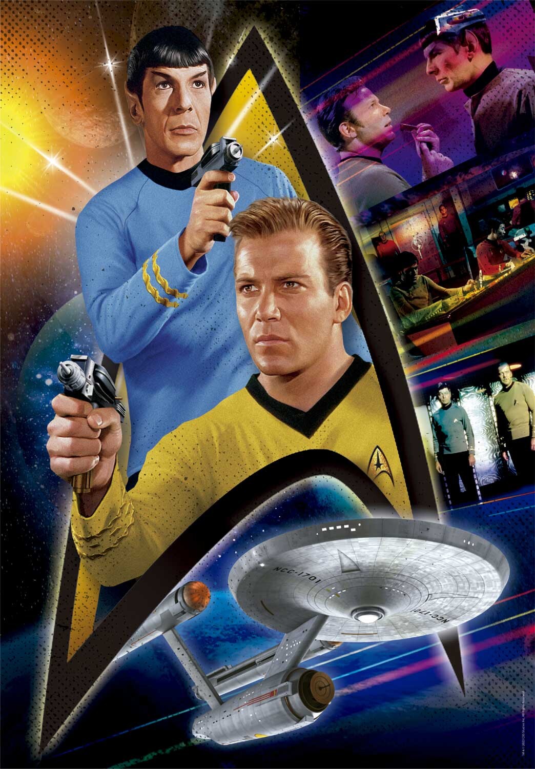 Clementoni Puslespil - Star Trek - Puzzle Collection 2 - 500 Brikker