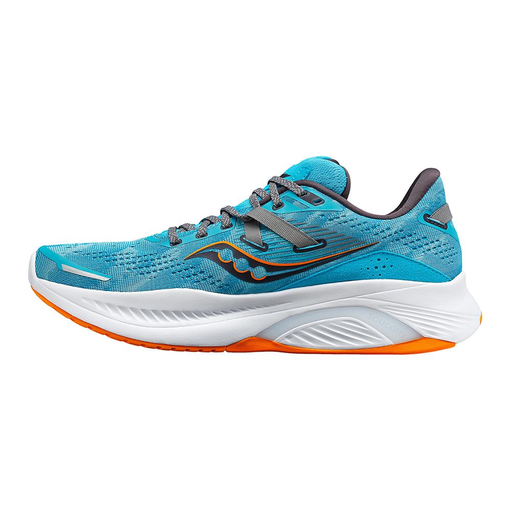 Saucony GUIDE 16 - Chaussures running Homme agave/marigold