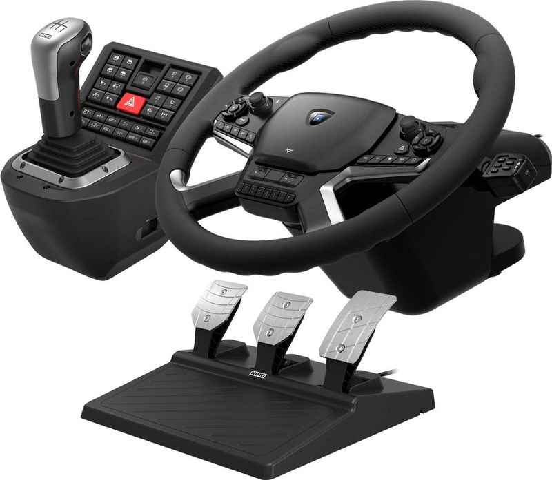 HORI - Force Feedback Truck Control System - Simulatorset - Zwart - Stuur met Force Feedback
