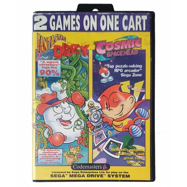 Fantastic Dizzy & Cosmic Spacehead Megadrive Usado