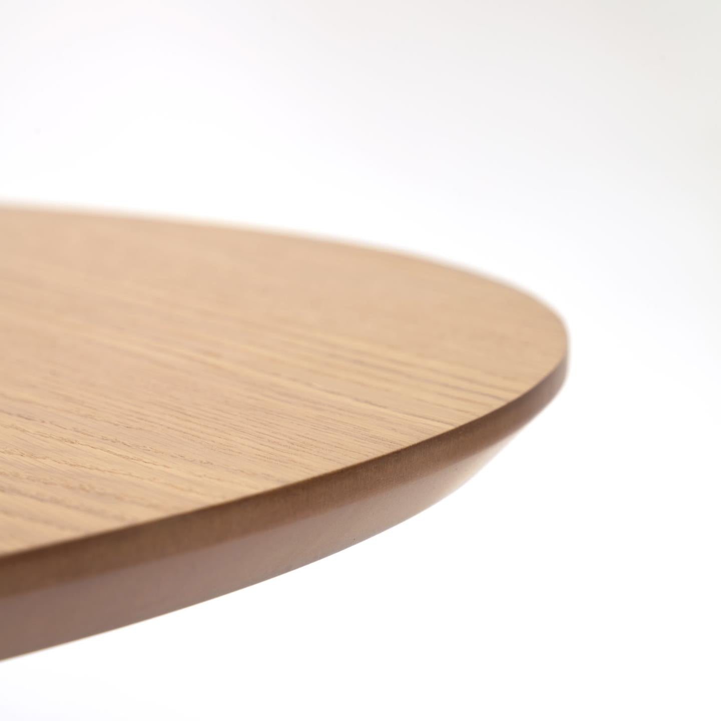 Kave Home Oqui Eettafel Uitschuifbaar Rond - 120|200 x 120 cm - Eiken