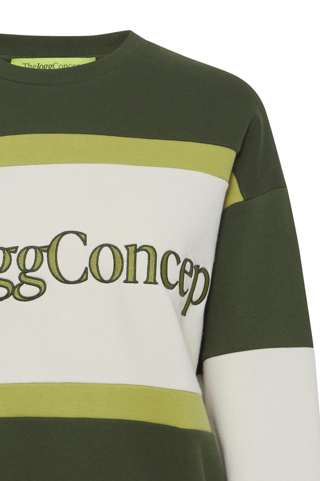 The Jogg Concept Jcsage Logo Sweatshirt rifle green mix