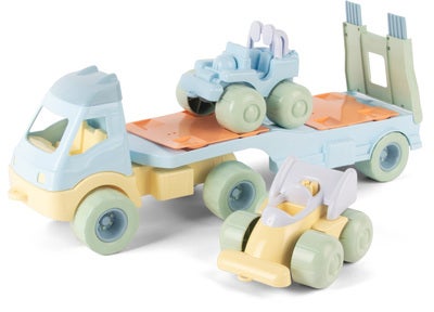 Dantoy Pastel Lastebil med Biler