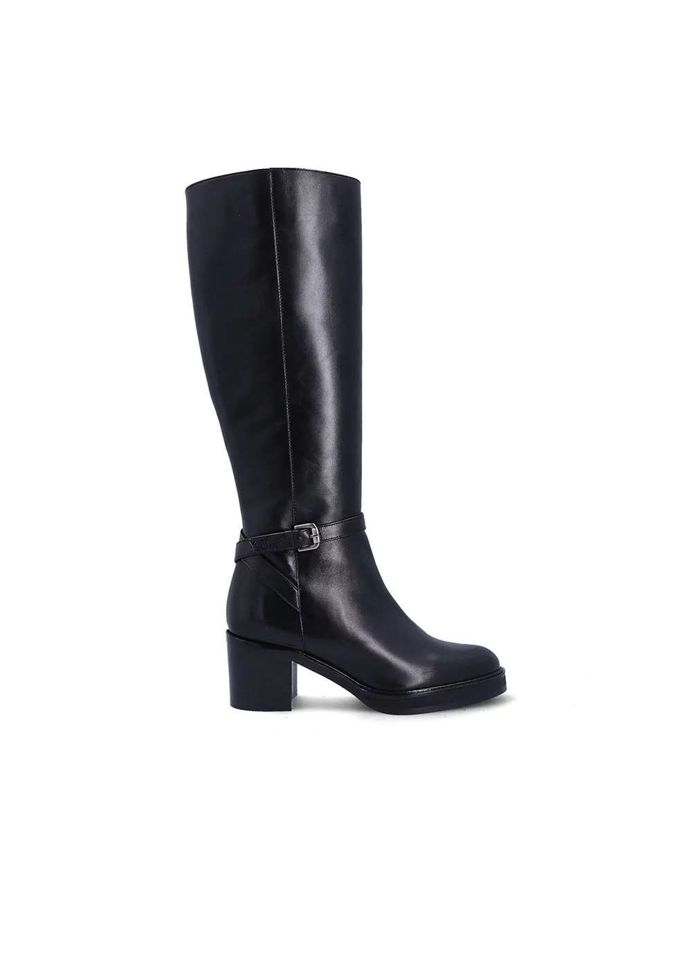 BOTTE POSSOZ CUIR NOIR
