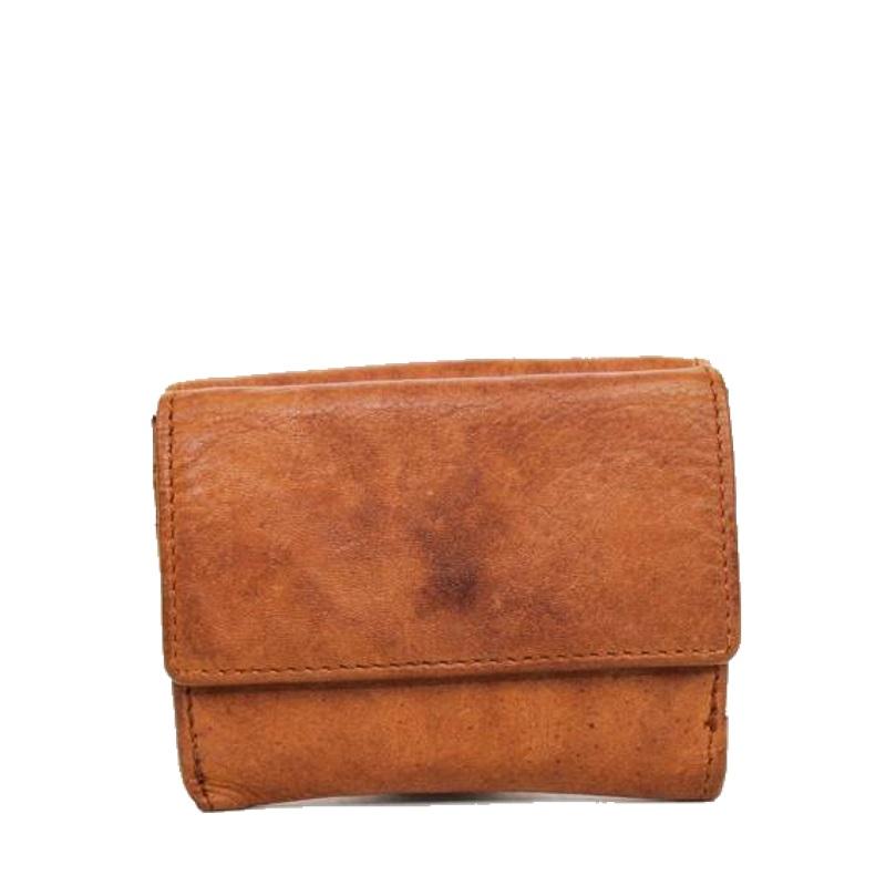 Bear Design Kleine Portemonnee Jolie Cognac