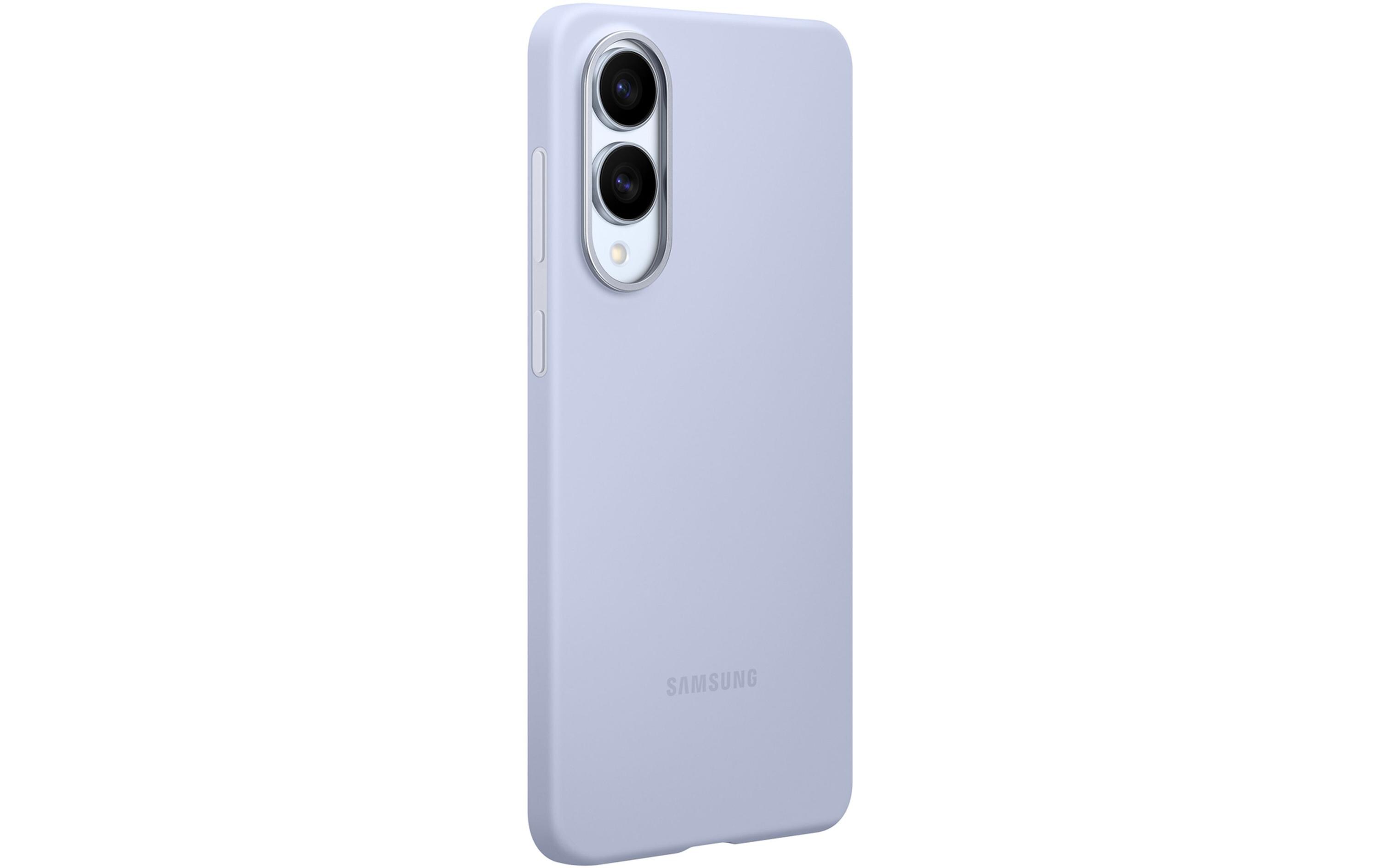 Back Cover Silicone Galaxy S25 Edge BlauModerne Handyhülle aus ultradünnem und griffigem Silikon für das Samsung Galaxy S25 Edge
