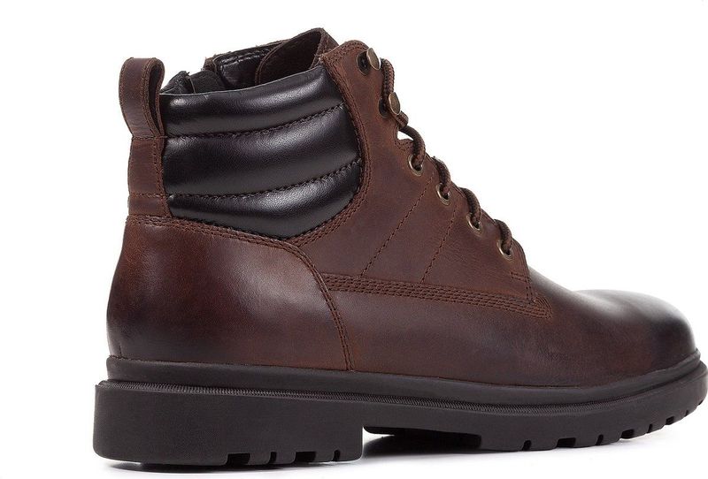 GEOX - ANDALO - Dames Laarzen - DK COFFEE - Gevet Leer