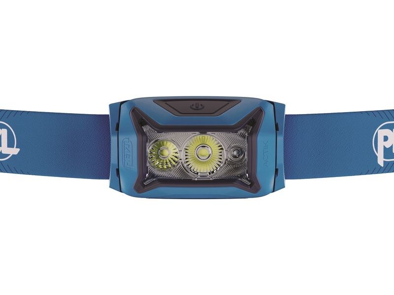 Petzl Stirnlampe Actik Blau, 450 lm Einfach zu bedienende kompakte Stirnlampe