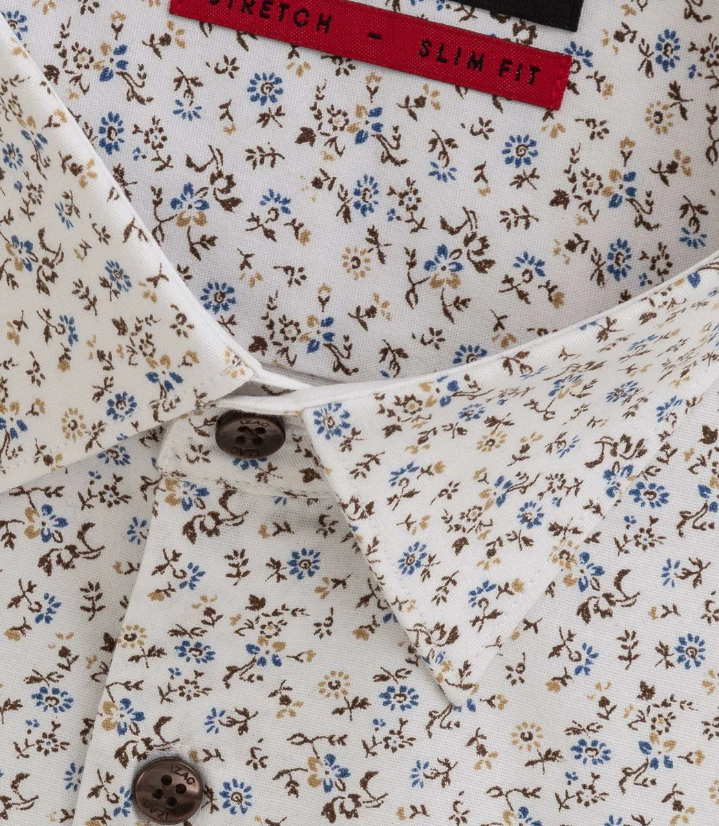 Chemise blanche imprimée 