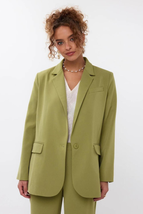 Ydence groene dames blazer
