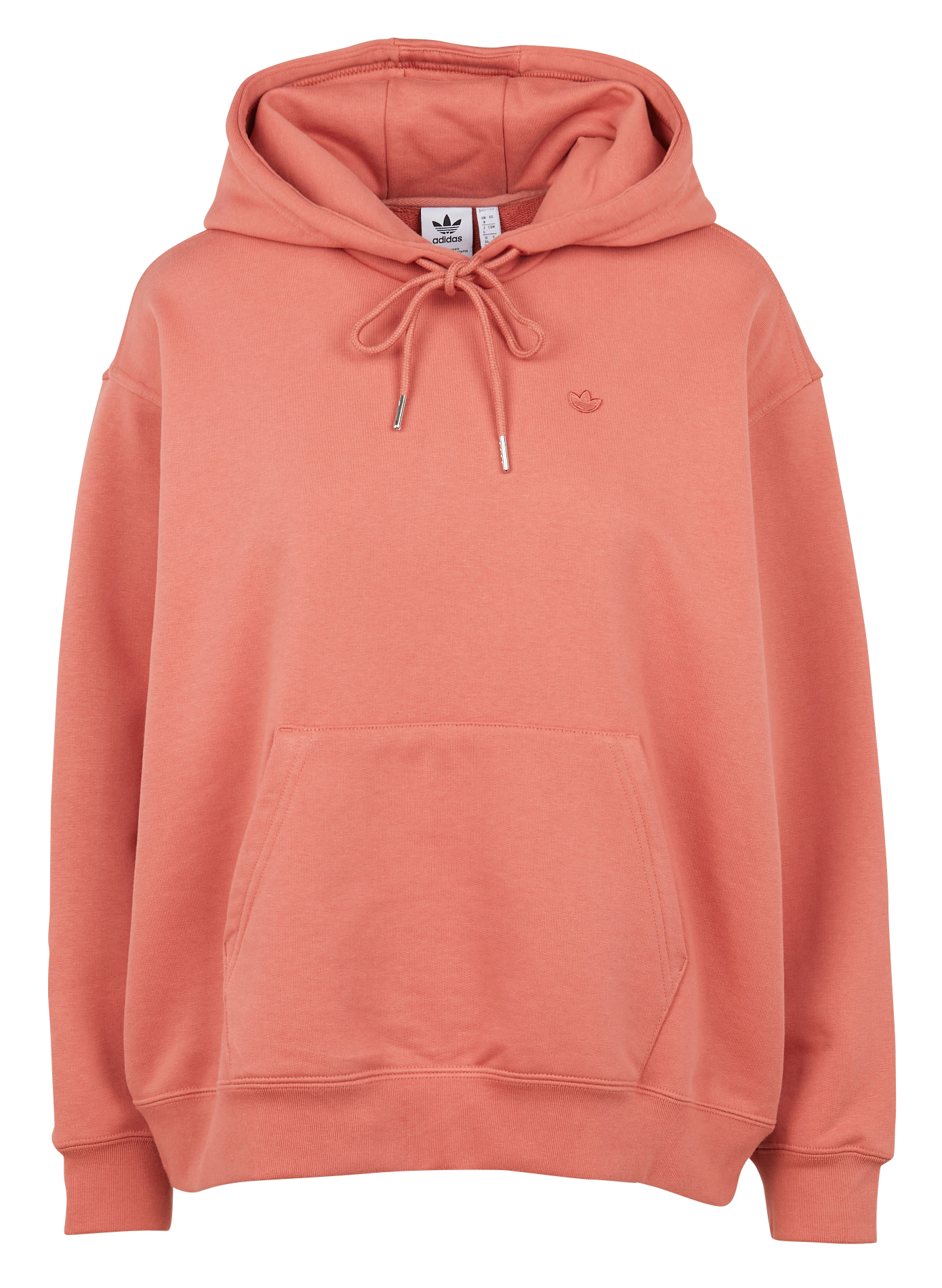 Sweat à capuche en coton| Orange