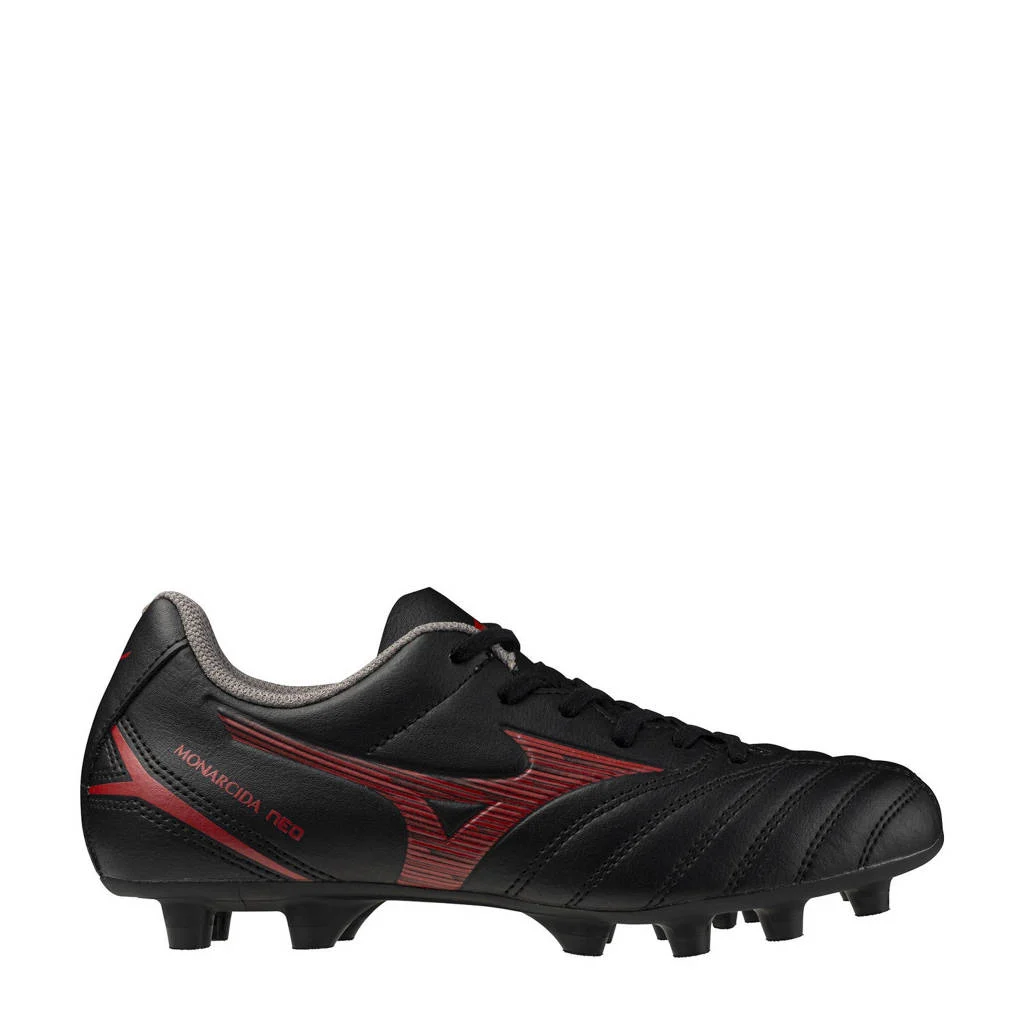 Mizuno Monarcida Neo 3 Sel MDjunior voetbalschoenen zwart/rood