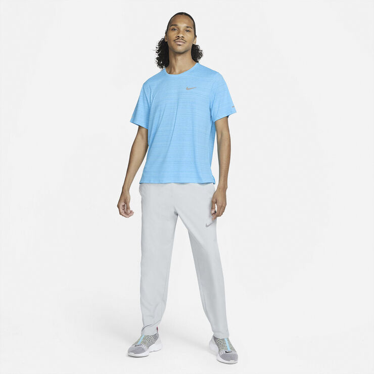 Nike Dri Fit Miler Lobe T Shirt Blå