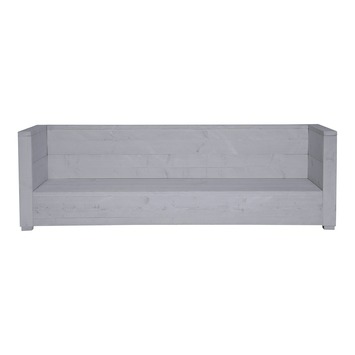 Loungebank Hava 216 cm grijs steigerhout
