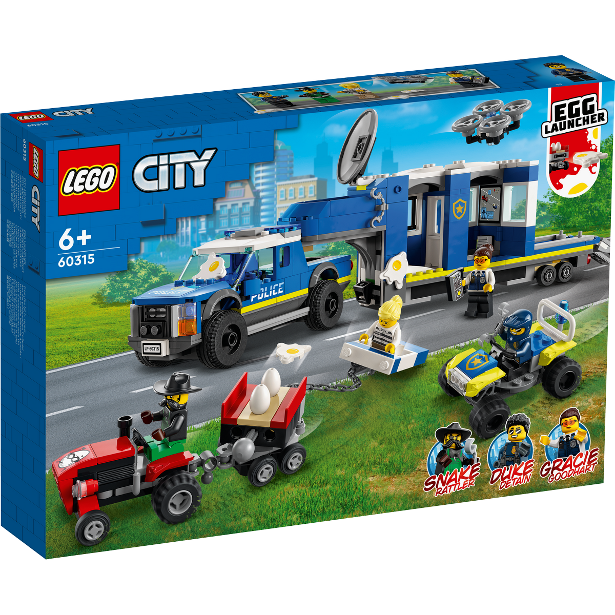 Le camion de commandement mobile de la police LEGO City 60315