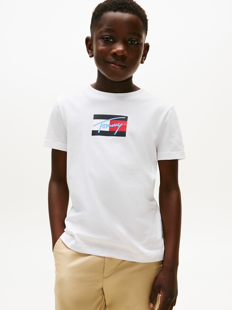 TOMMY HILFIGER<br>Camiseta de manga curta, 10-16 anos