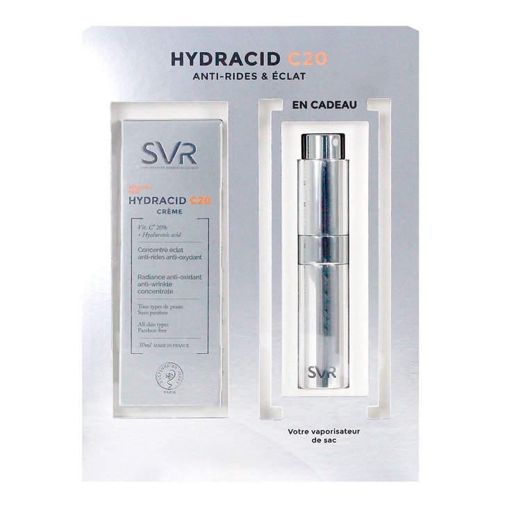 Hydracid C20 crème 30ml + vaporisateur de sac offert