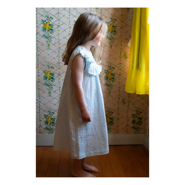 Risu Risu Robe de Nuit Plumetis Bio Nila | Vert d'eau