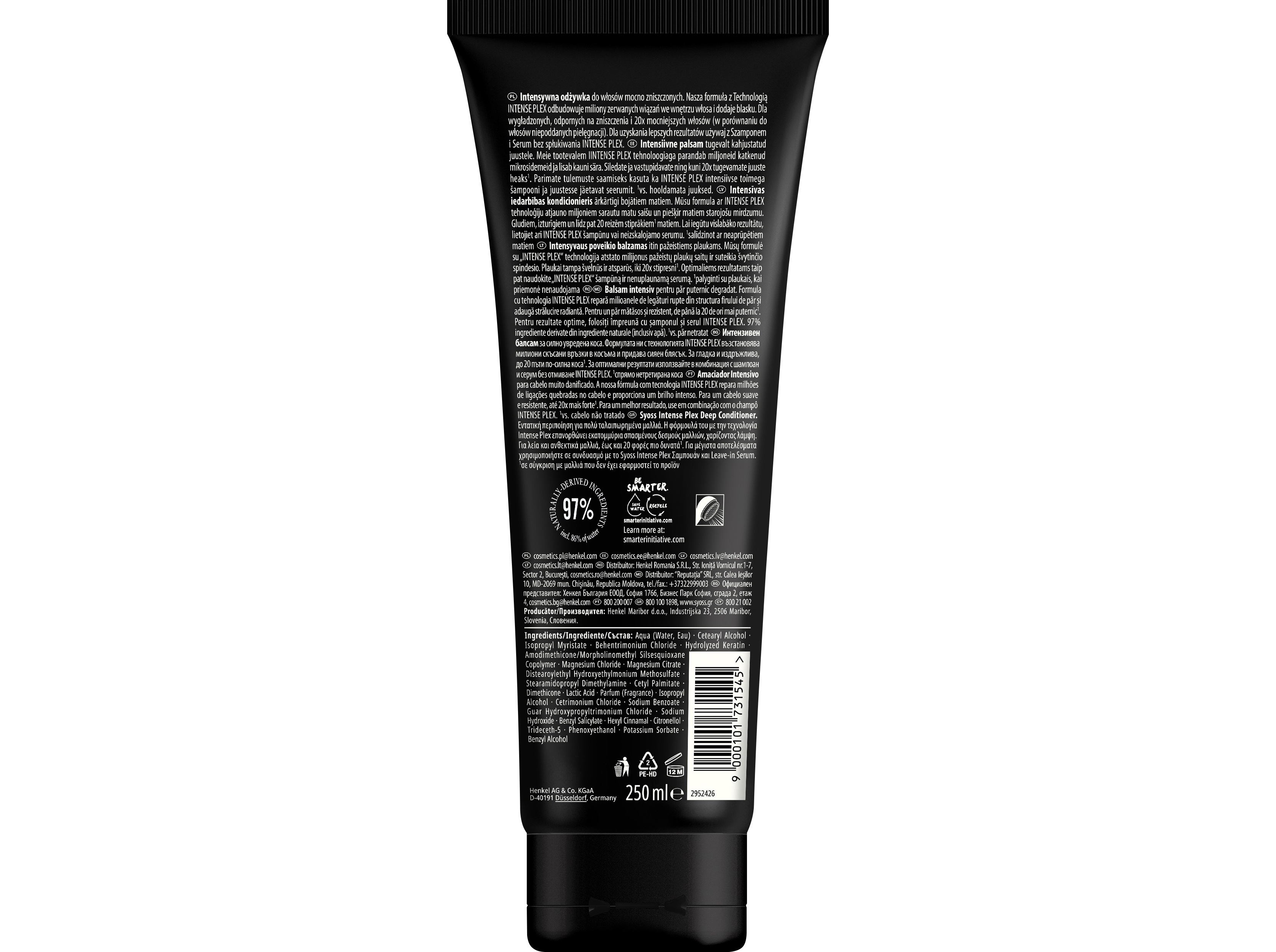 CONDICIONADOR SYOSS INTENSE PLEX 250 ML