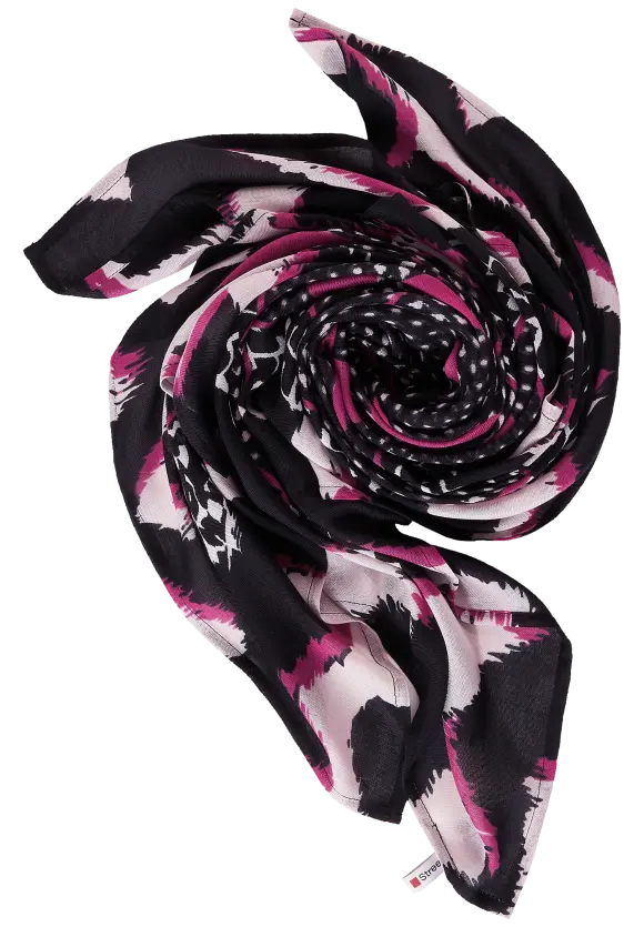 Halstuch mit Print - Black