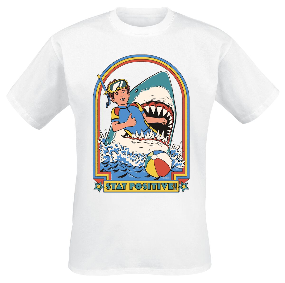 Stay Positive | Steven Rhodes T-Shirt Manches courtes