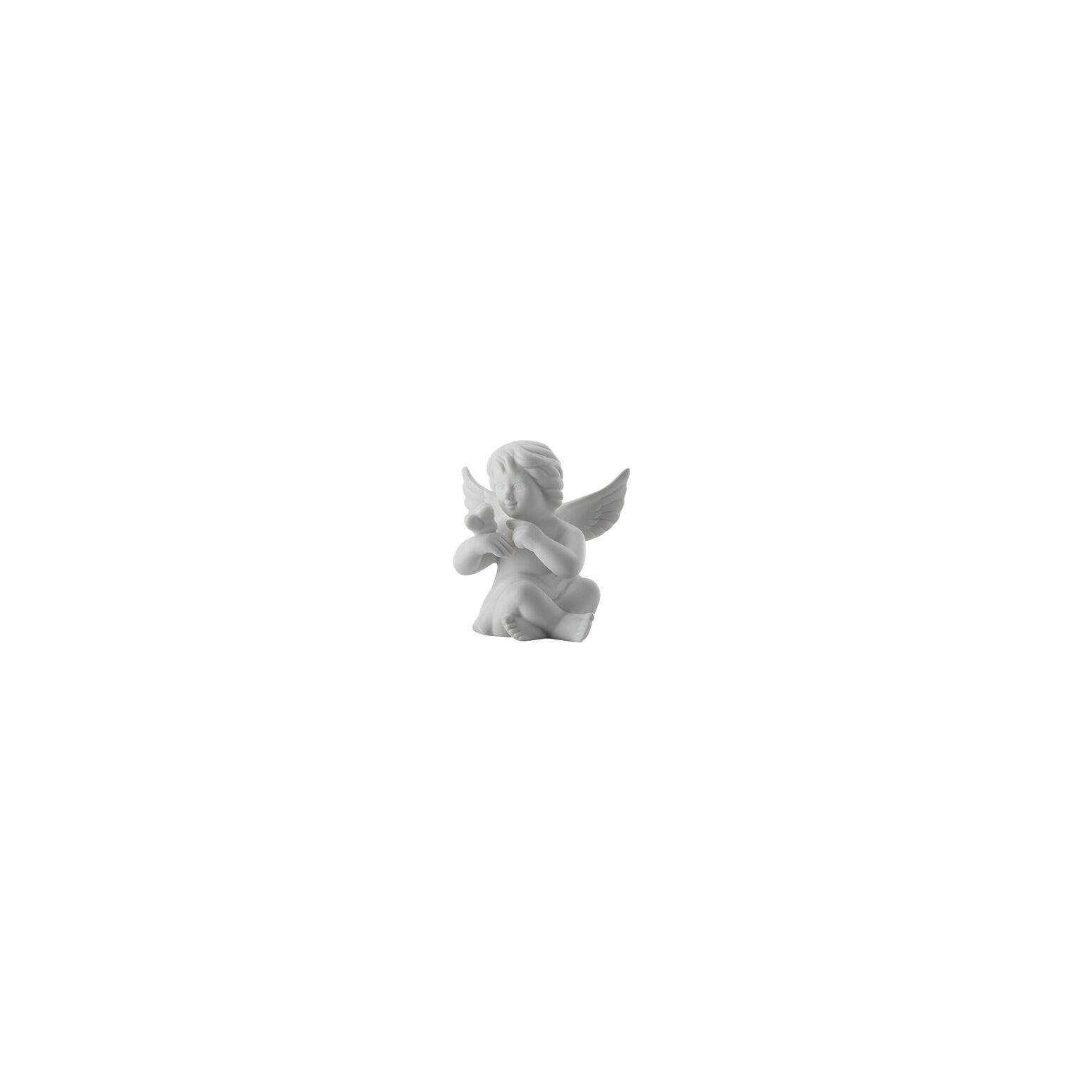 Angels Weiss matt Engel mit Schmetterling