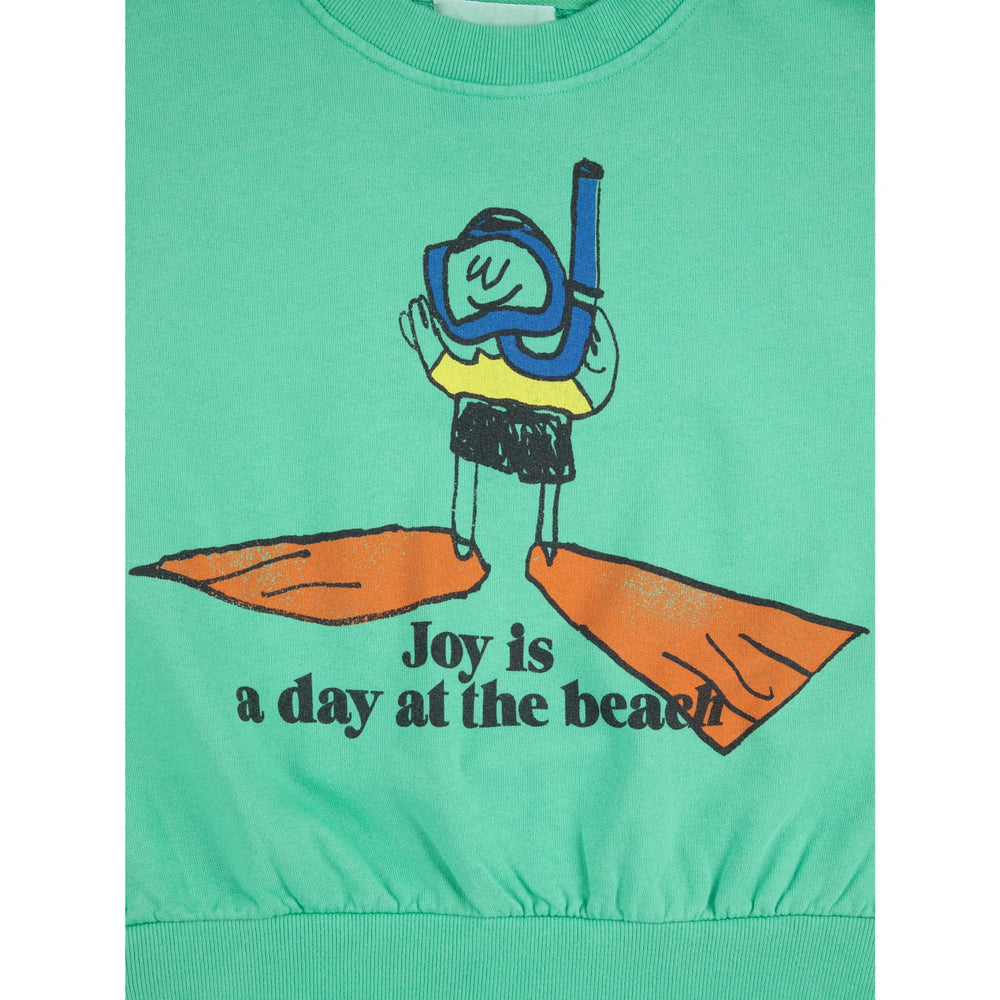 Køb Bobo Choses Lys Green A Day At The Strand Sweatshirt