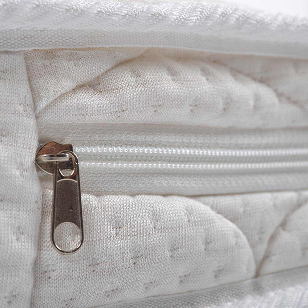 Moni Babybett Matratze Majesty 120 x 60 x 12 Bamboo abnehmbar antiallergisch weiß