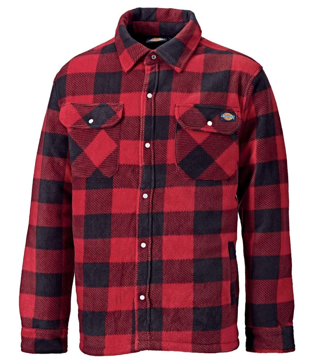 Surchemise à carreaux polaire - Homme - PORTLAND DK0A4XTA - rouge - homme
