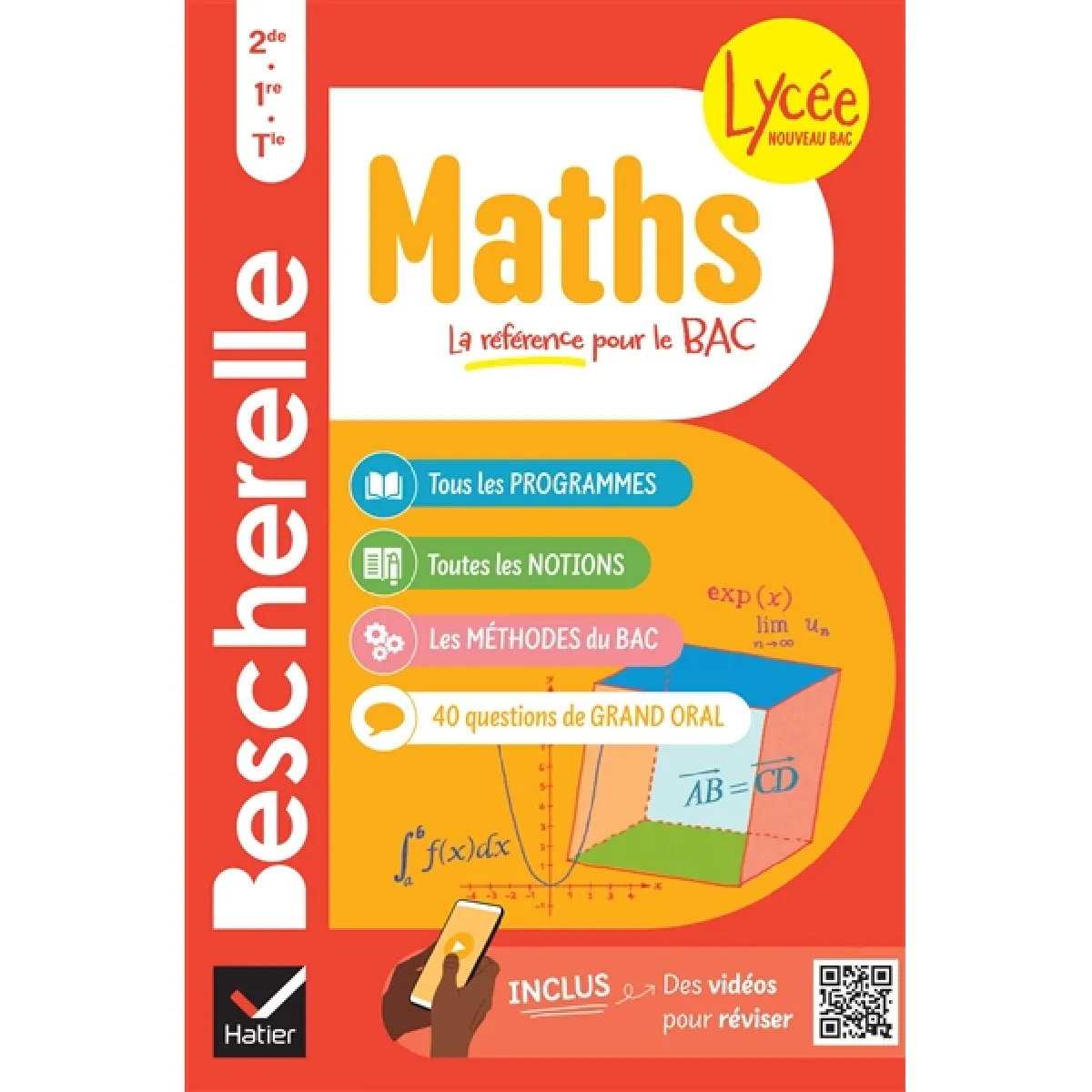 Bescherelle maths lycée : 2de, 1re, terminale : nouveau bac · Occasion