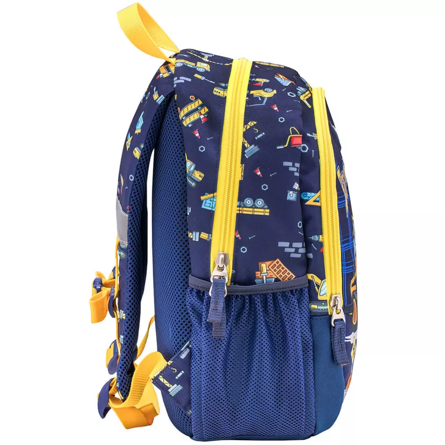 Belmil Kindergartenrucksack Kiddy Plus Kindergartenrucksack für 3-6 Jährige Kinder mit Brustgurt Big Wheel
