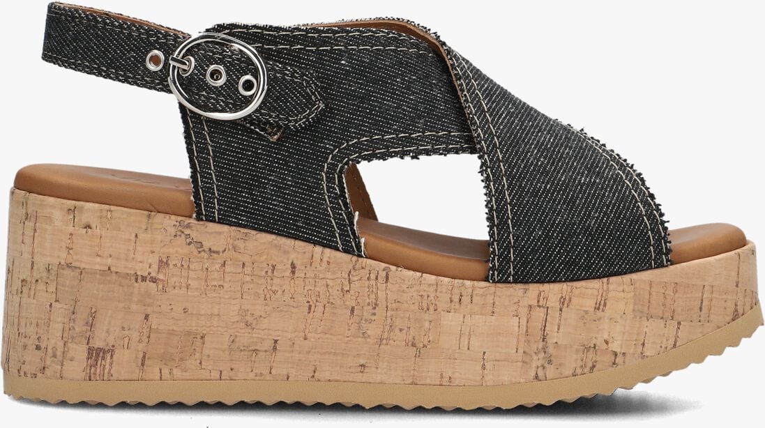 VIA VAI zwarte via vai sandalen sissel capri