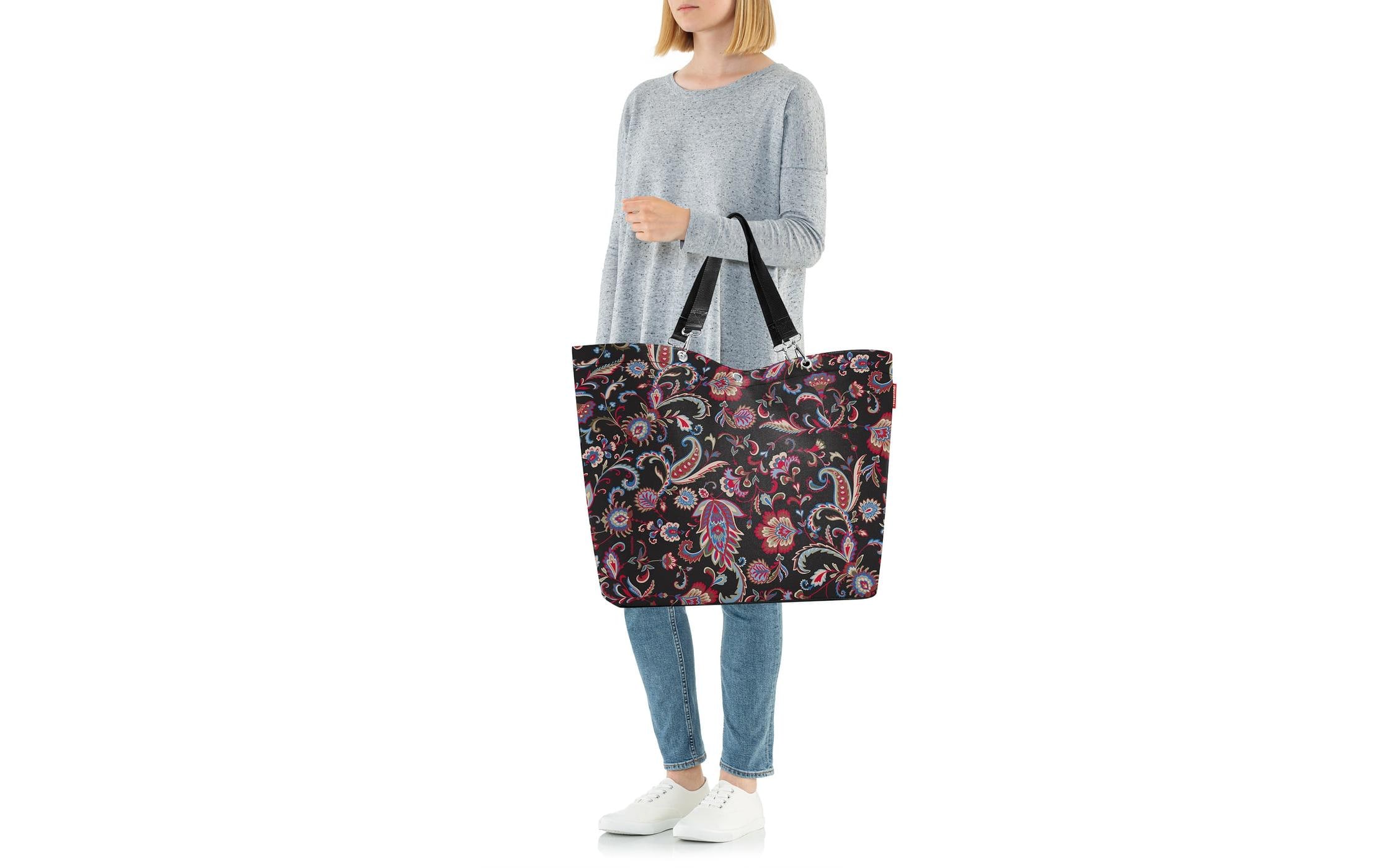 Tasche Shopper XL Paisley BlackEinkaufstasche mit Tragegriffen